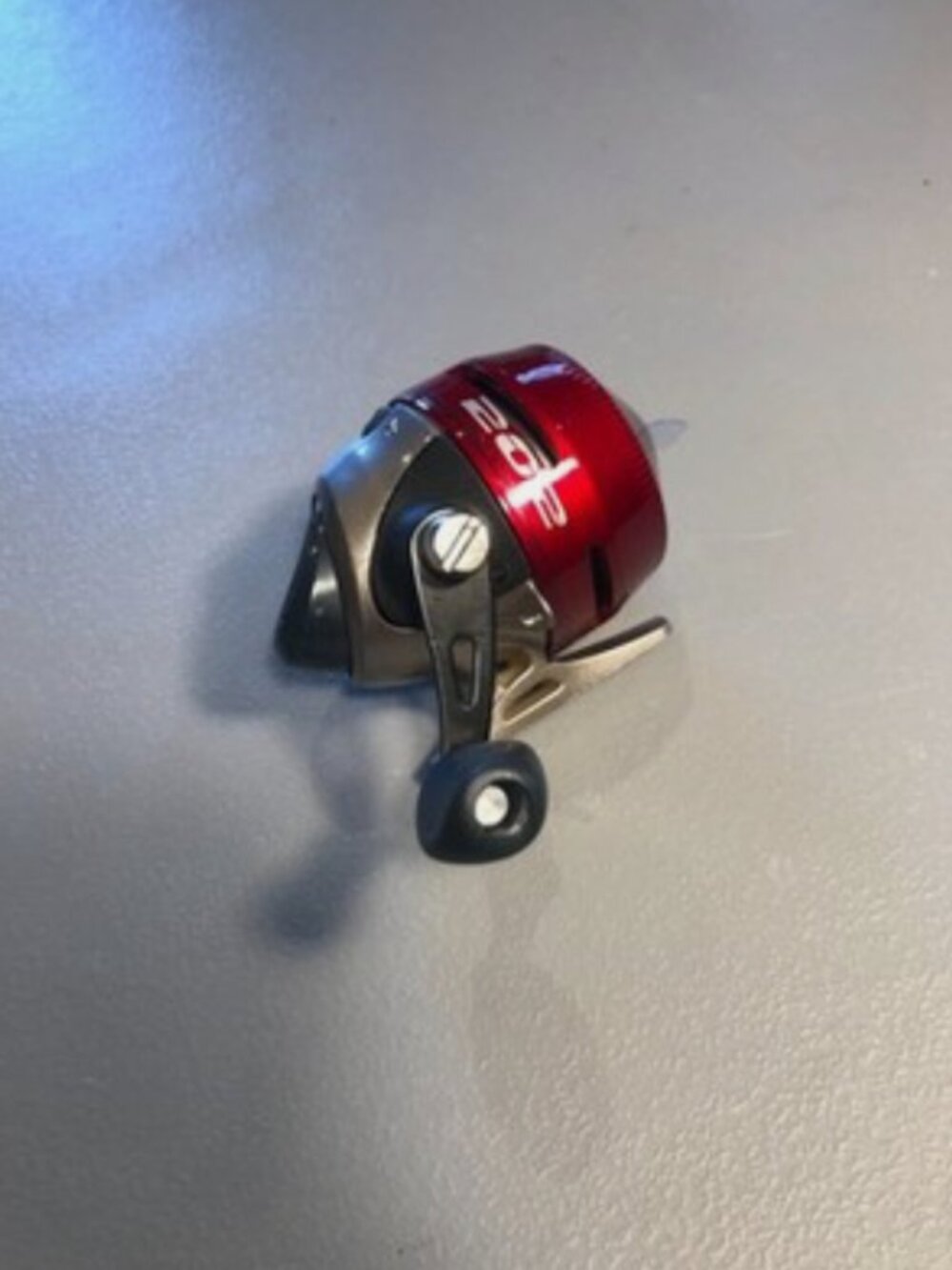 Zebco 202 Push Button Spincast Red Reel